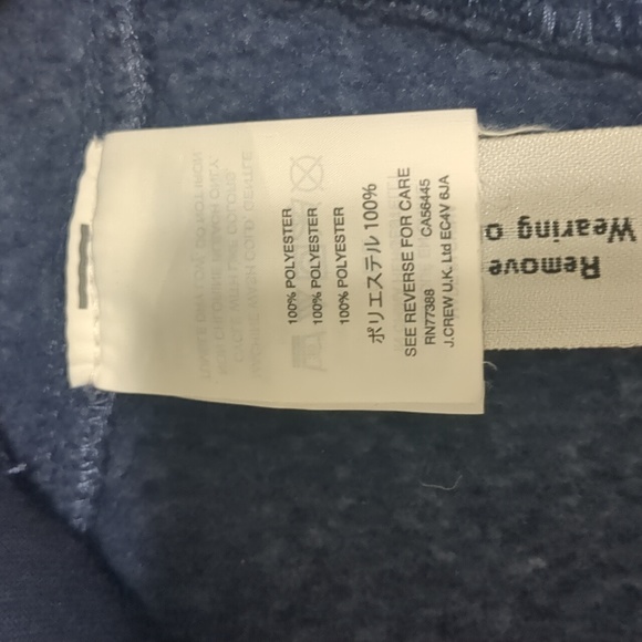 Sale‼️J Crew Size:M Color: Blue ,1/4 Zip. - Picture 6 of 8